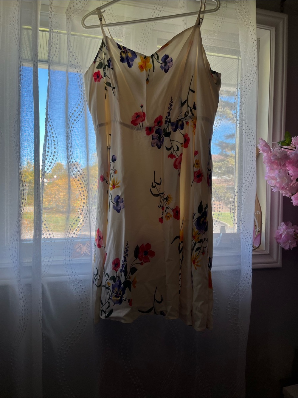 Old Navy Cream Floral Dress